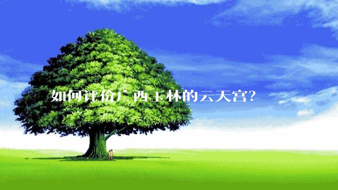 如何评价广西玉林的云天宫？